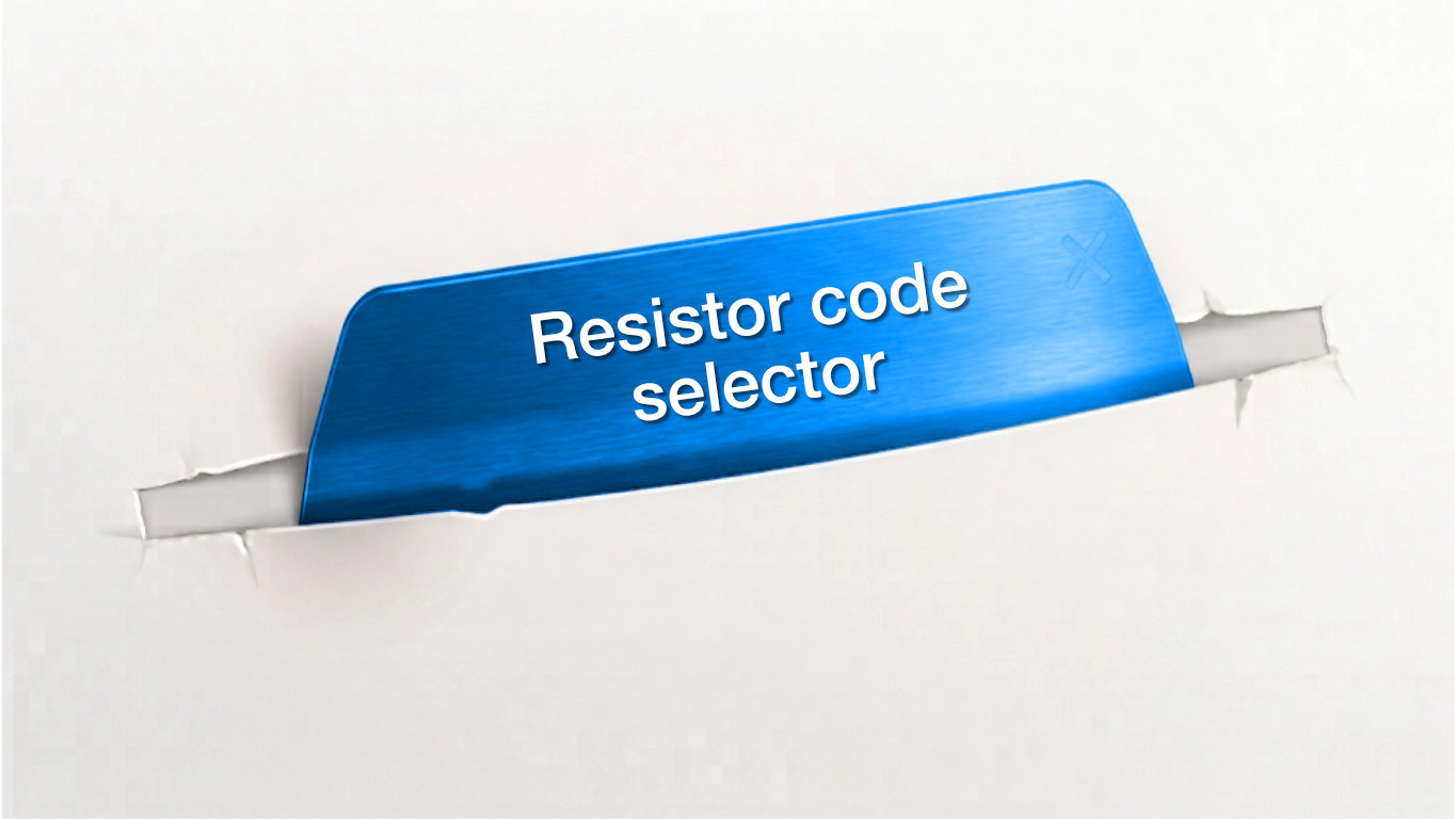Resistor code selector
